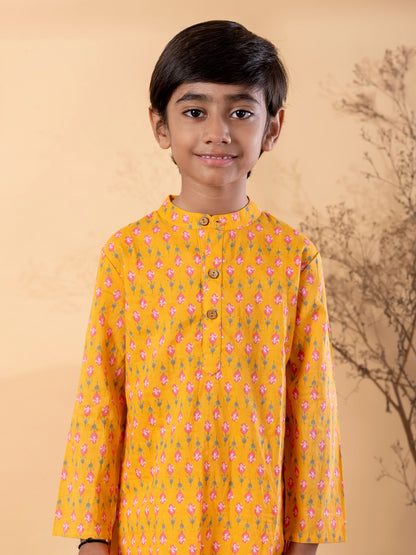 Sunlit Blossom Kurta Pyjama
