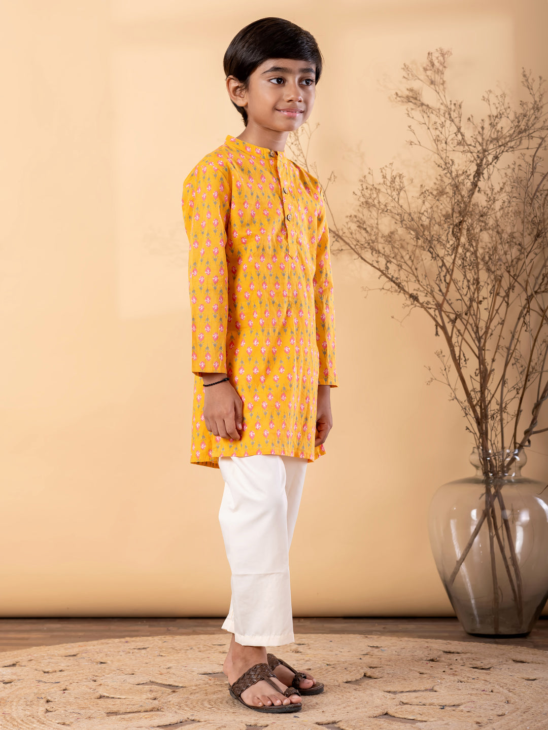 Sunlit Blossom Kurta Pyjama