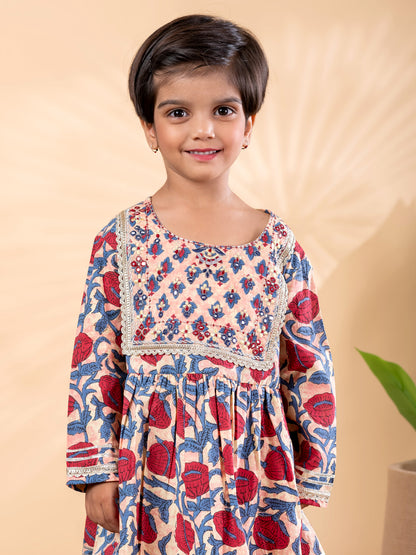 Rangriti Peplum Sharara Kurti Set