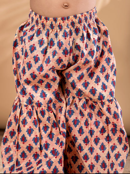 Rangriti Peplum Sharara Kurti Set