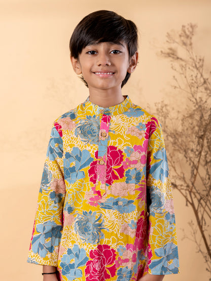 Sunshine Floral Kurta & Pyjama