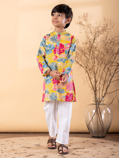 Sunshine Floral Kurta & Pyjama