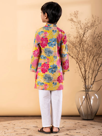 Sunshine Floral Kurta & Pyjama